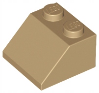 

Lego 3039 Skos Dachówka 2x2 piaskowy cie Nowy (1g)