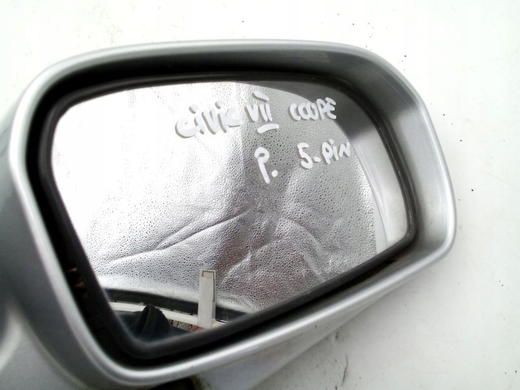 Honda Civic VII 7 Coupe mirror right electrics 5 PIN