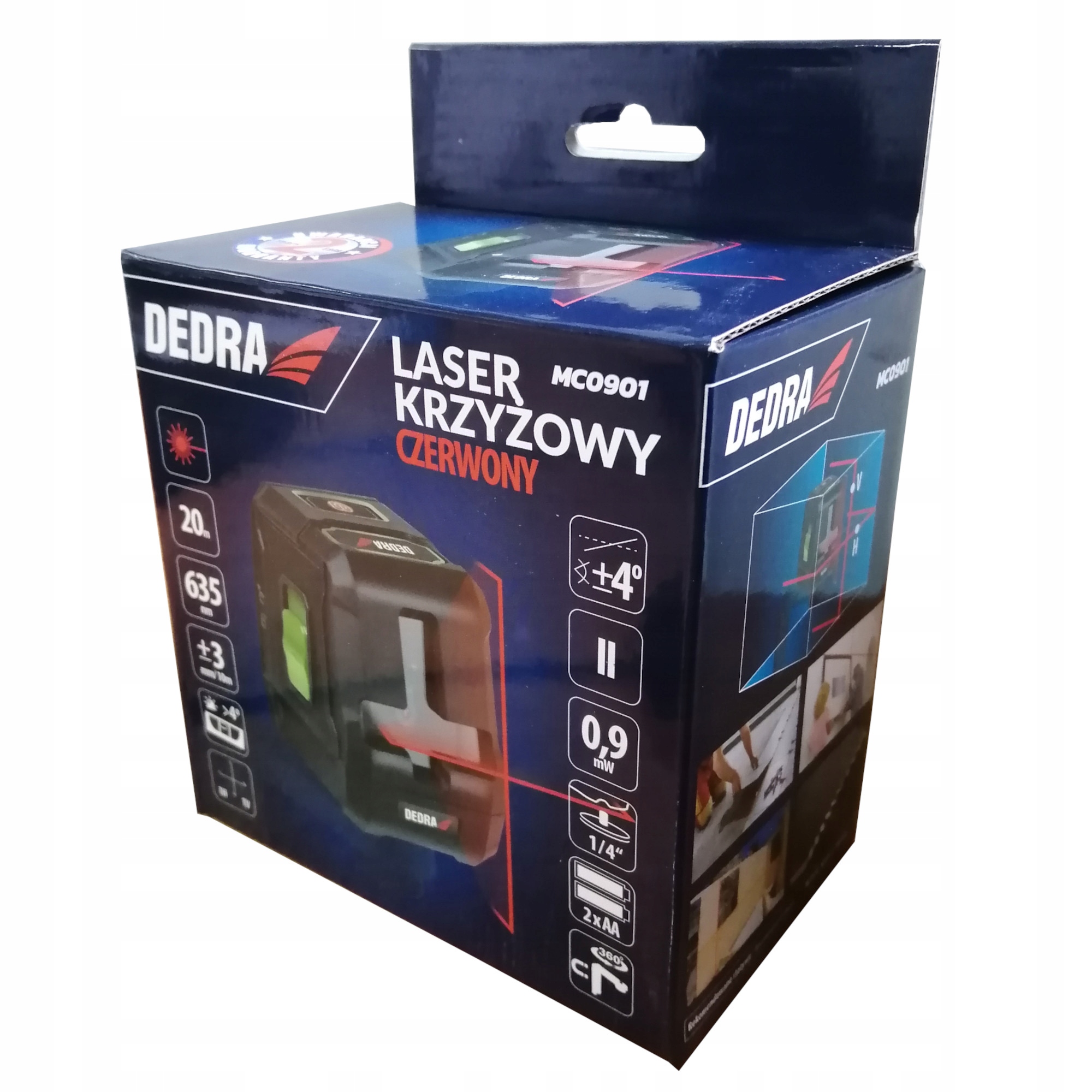 LASER KRZYŻOWY CZERWONY Kod producenta MC0901