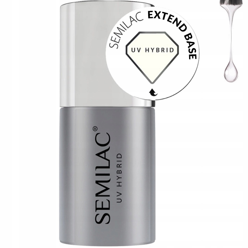 Semilac Extend Base Baza pod Lakier Hybrydowy 7ml do Przedłużenia Paznokci