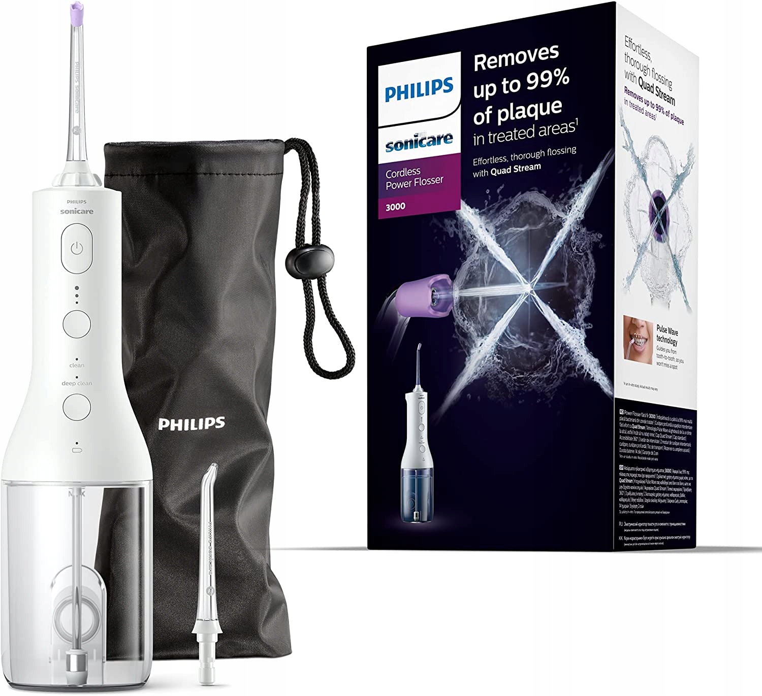 Irygator Bezprzewodowy Philips Sonicare HX3826/31 Do Płukania Zębów Etui