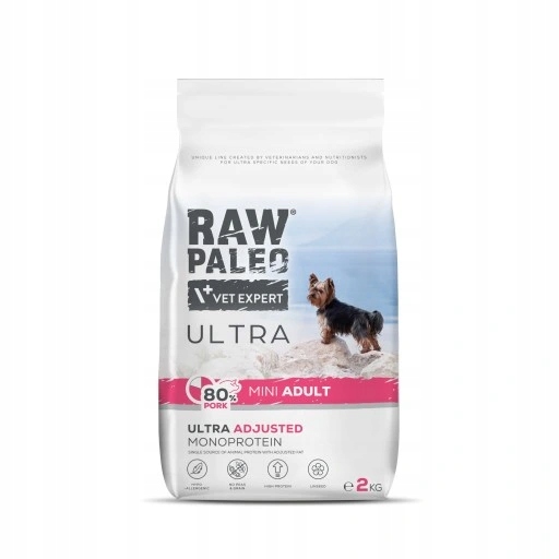 Levně Raw Paleo Ultra Krmivo pro malé psy s vepřovým masem 2 kg