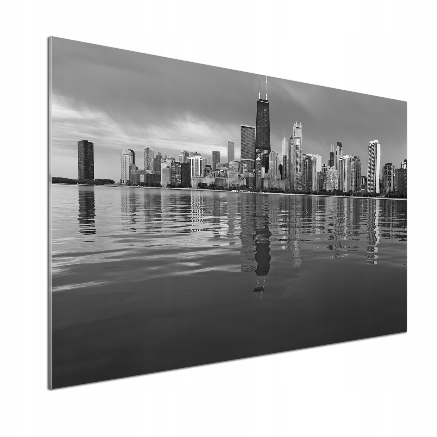 Sklenený panel do kuchyne Chicago 100 x 70 cm Lepidlo