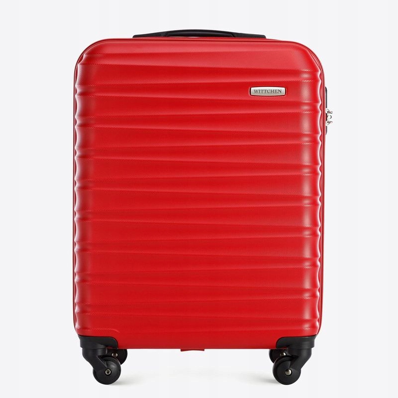 Kabinový Kufr Abs Wittchen Groove Line 56-3A-311-35 Červený