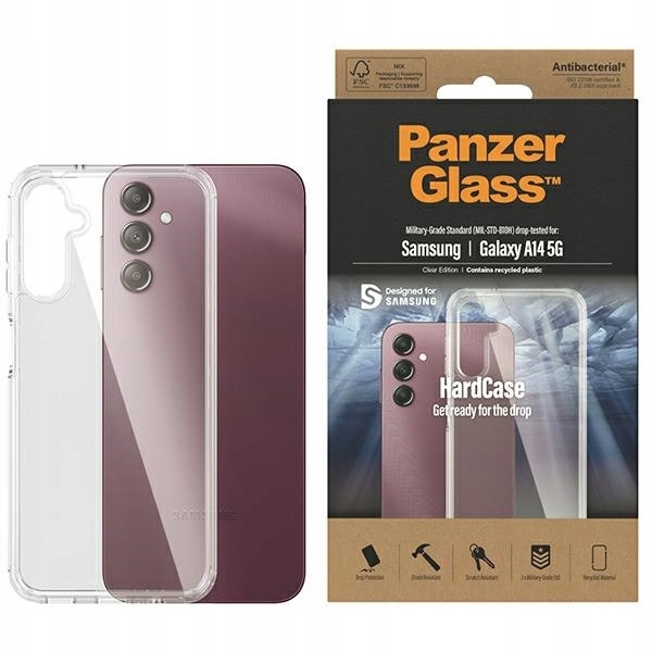 Etui do Samsung A14 5G (A146) PanzerGlass ClearCase, przezroczyste