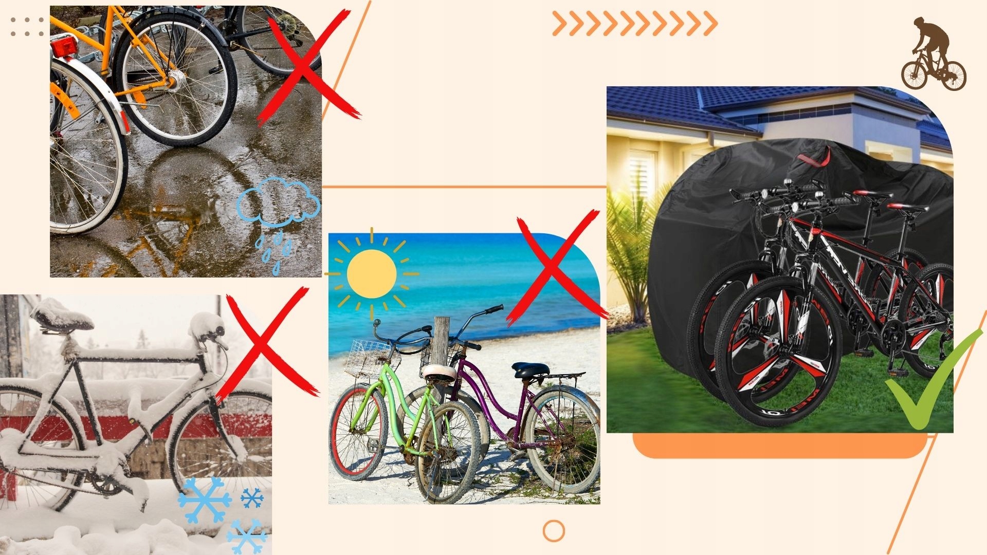 POKROWIEC PLANDEKA NA ROWER SKUTER MOTOR WODODPORNY DUŻY 2 ROWERY SOLIDNY Szerokość produktu 75 cm