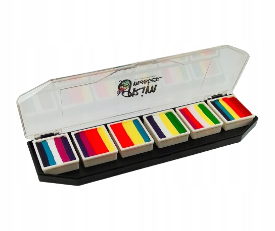 

Paleta farb malowania twarzy i ciała Candy 6 X 10g