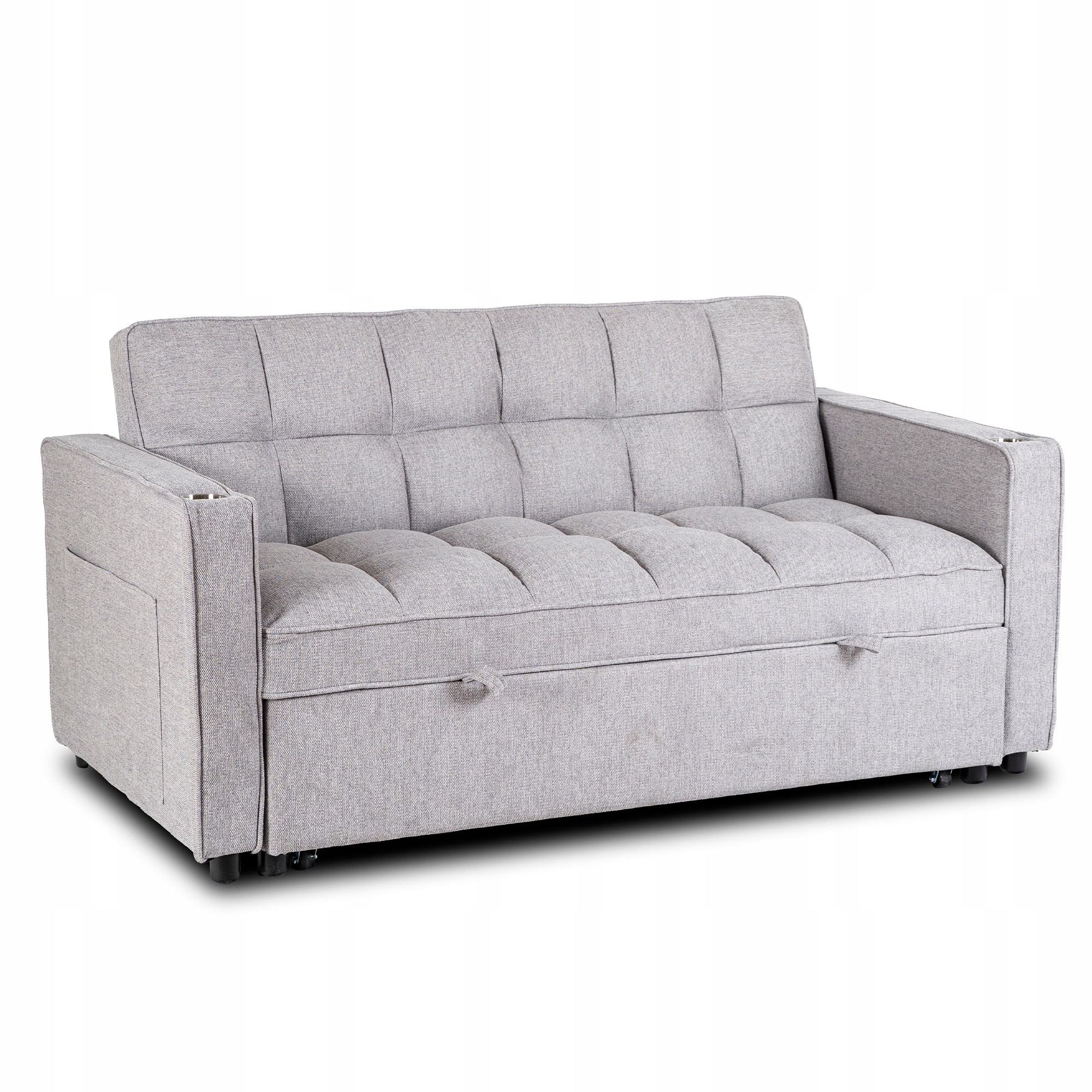 Americká rozkládací pohovka na spaní Popelavá Aster 2