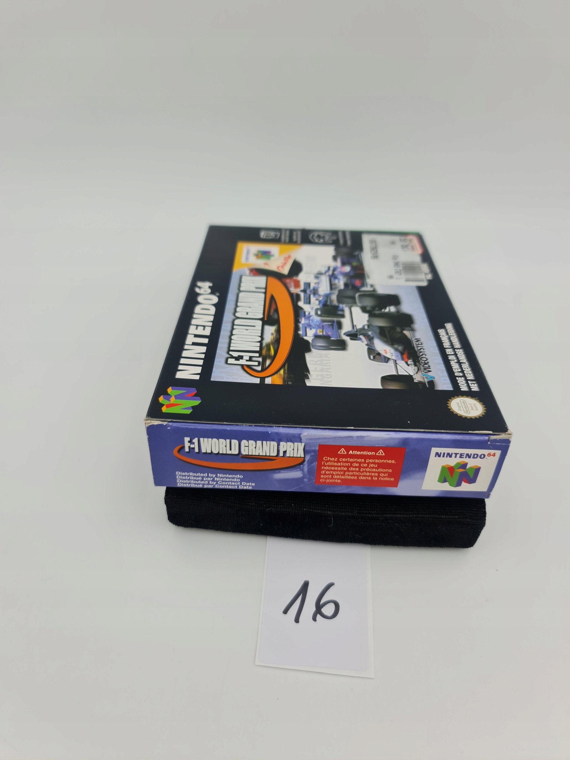 NINTENDO 64 F-1 WORLD GRAND PRIX BOX PAL VERSION Platforma Nintendo 64