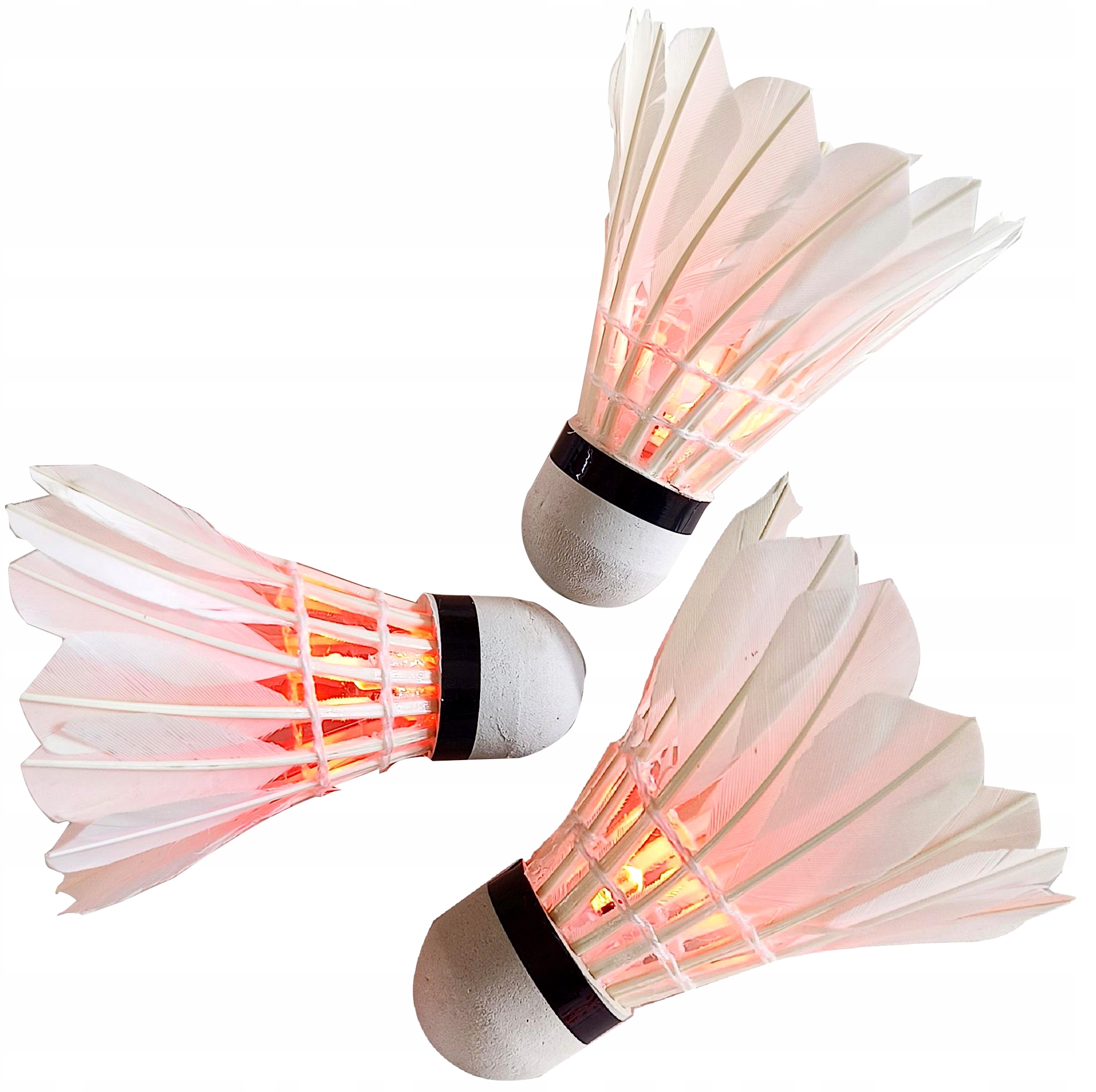 Lotka Badminton Z Piór 3 Szt Led Enero Enero