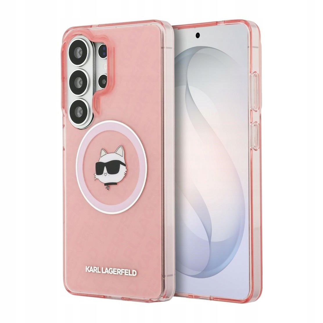 Etui do Samsung S26 Ultra Karl Lagerfeld IML Repeat różowe