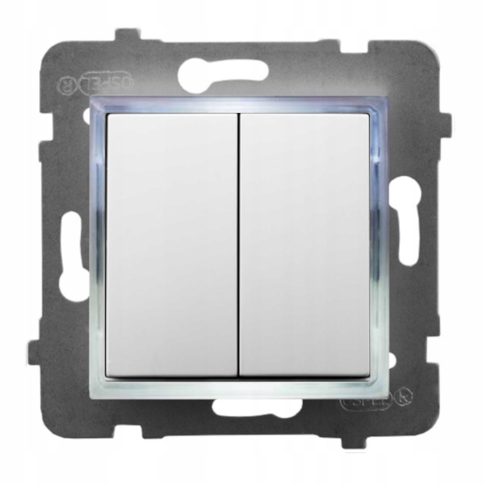 

Moduł Włącznika Led Podwójny Bez Ramki