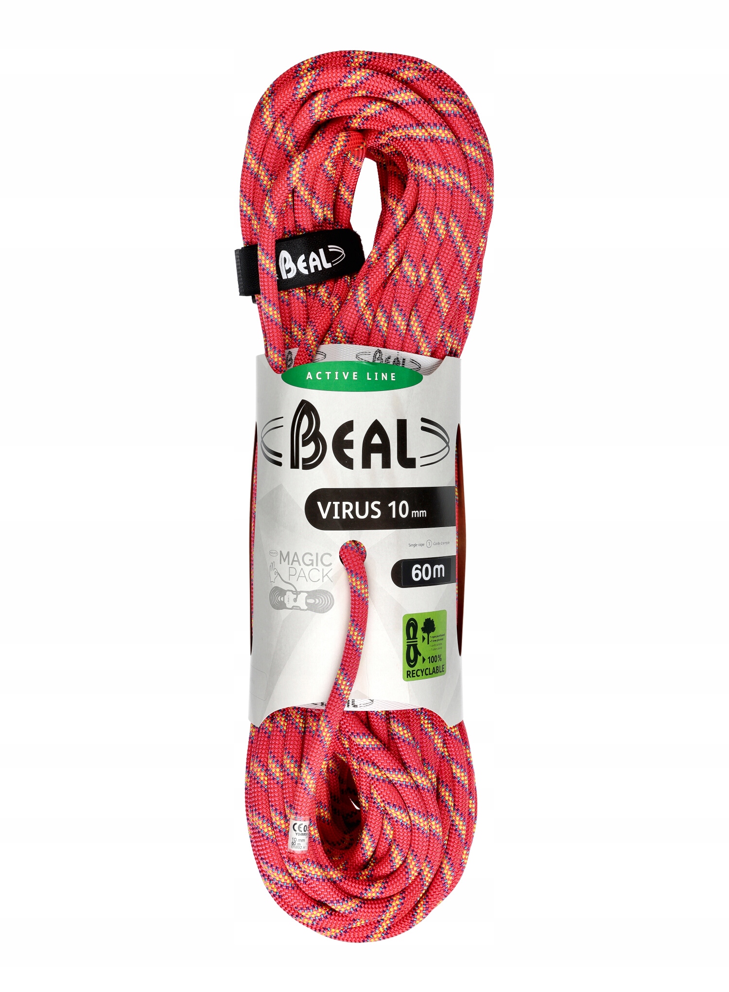 Lezecké lano Beal Virus 10mm 60m pink