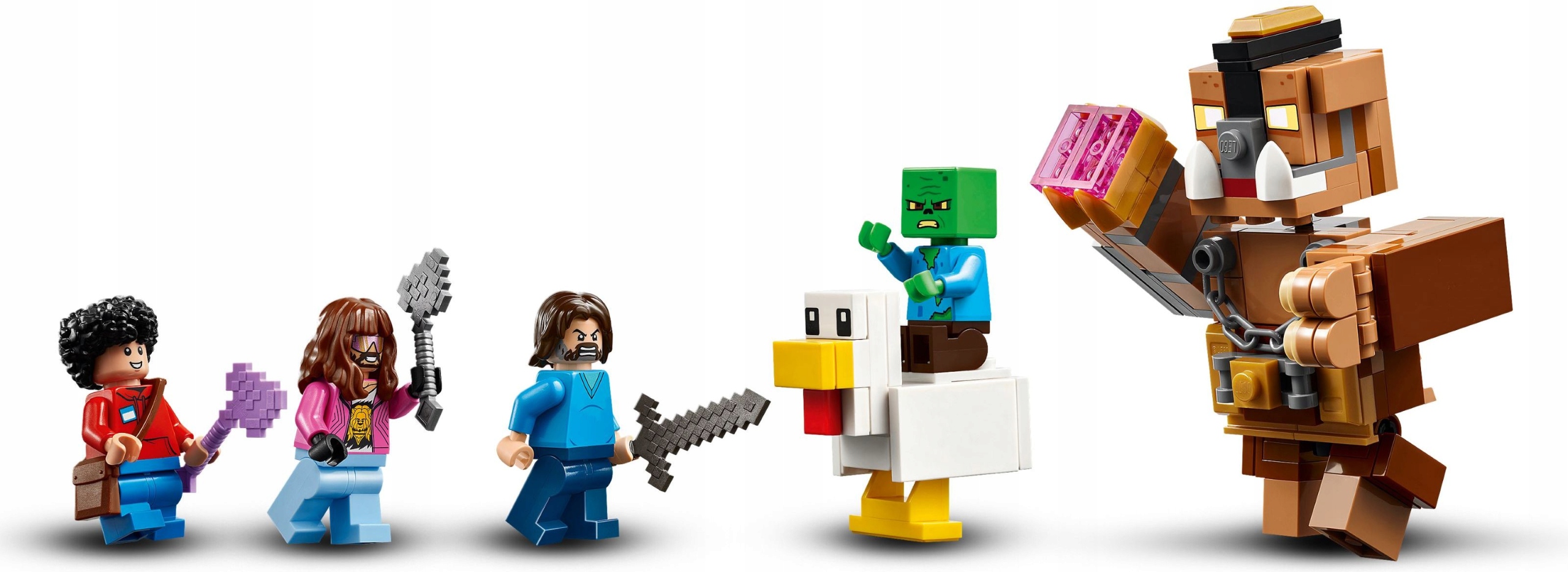 LEGO MINECRAFT RING W LEŚNYM DWORZE 21272 FILM MOVIE STEVE ŚMIECIARZYNA Marka LEGO