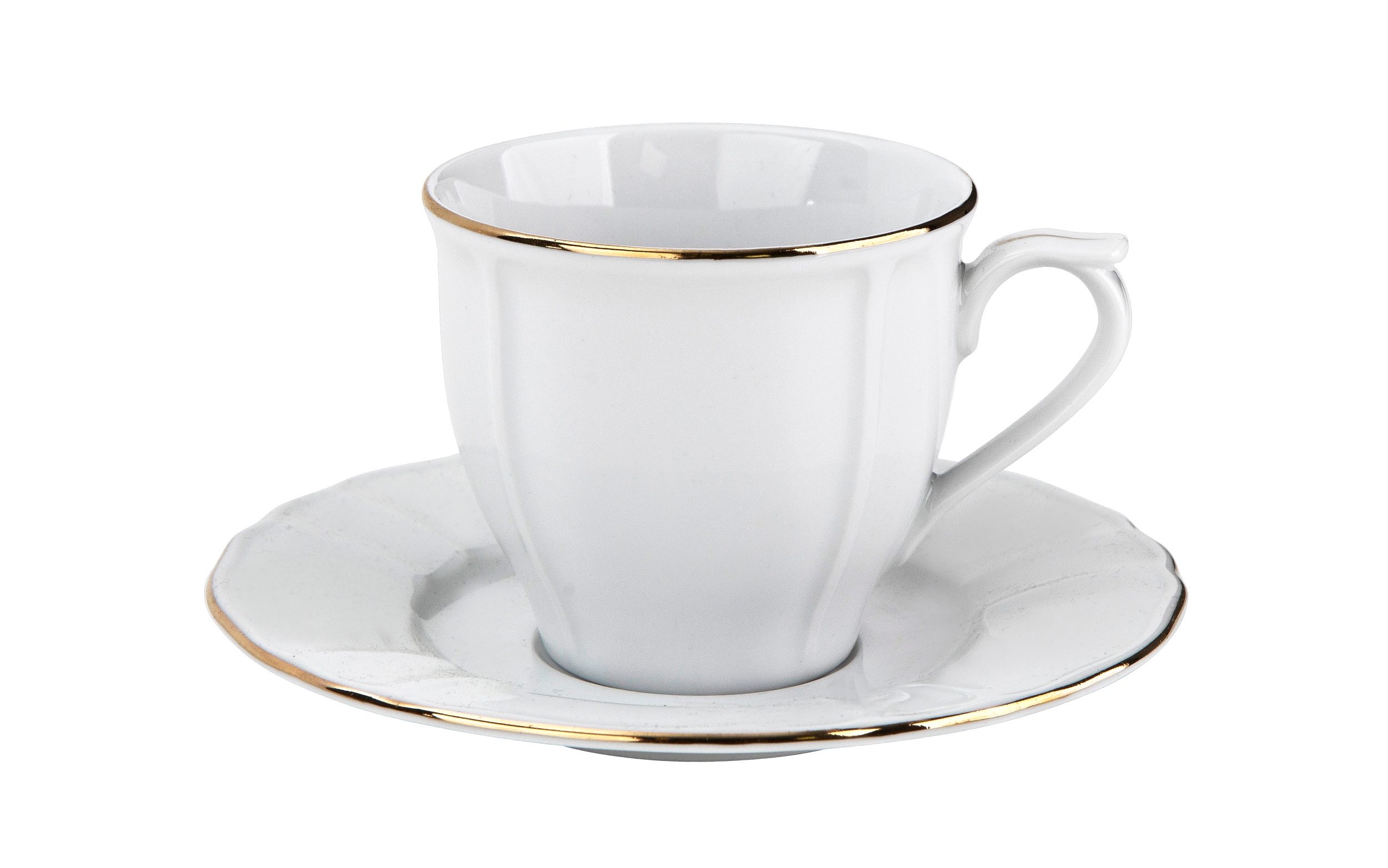 

Filiżanka 200 ml spodek Maria złoty pasek