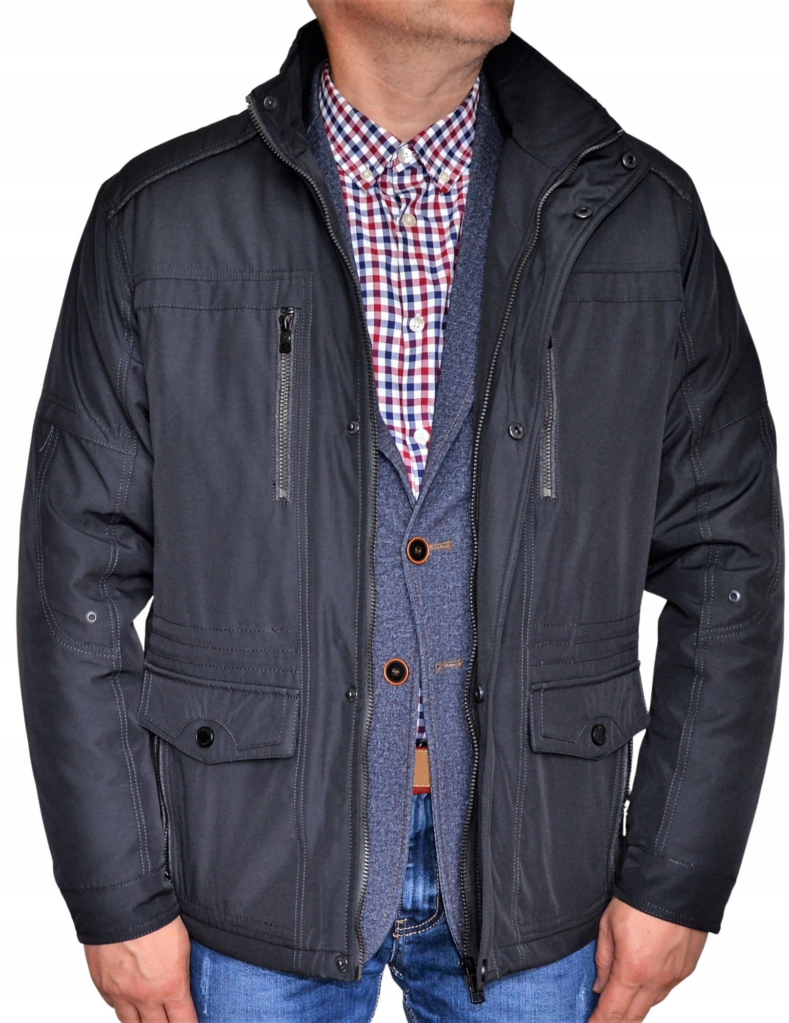 Pánská podzimní přechodová bunda Bavlna Klasika L