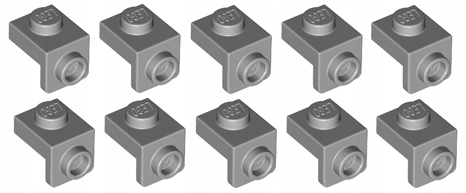 

Lego płytka łamana 1x1 j.szara 10 szt. 36841 Nowa