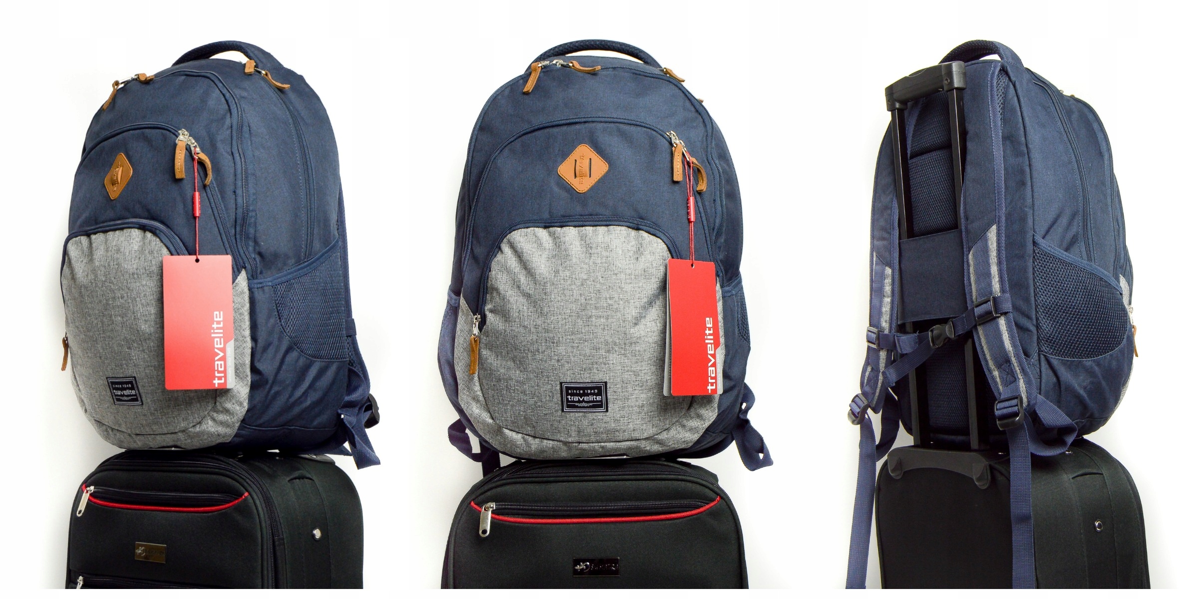 PLECAK TRAVELITE DO SZKOŁY PRACY BAGAŻ LAPTOP 15,6