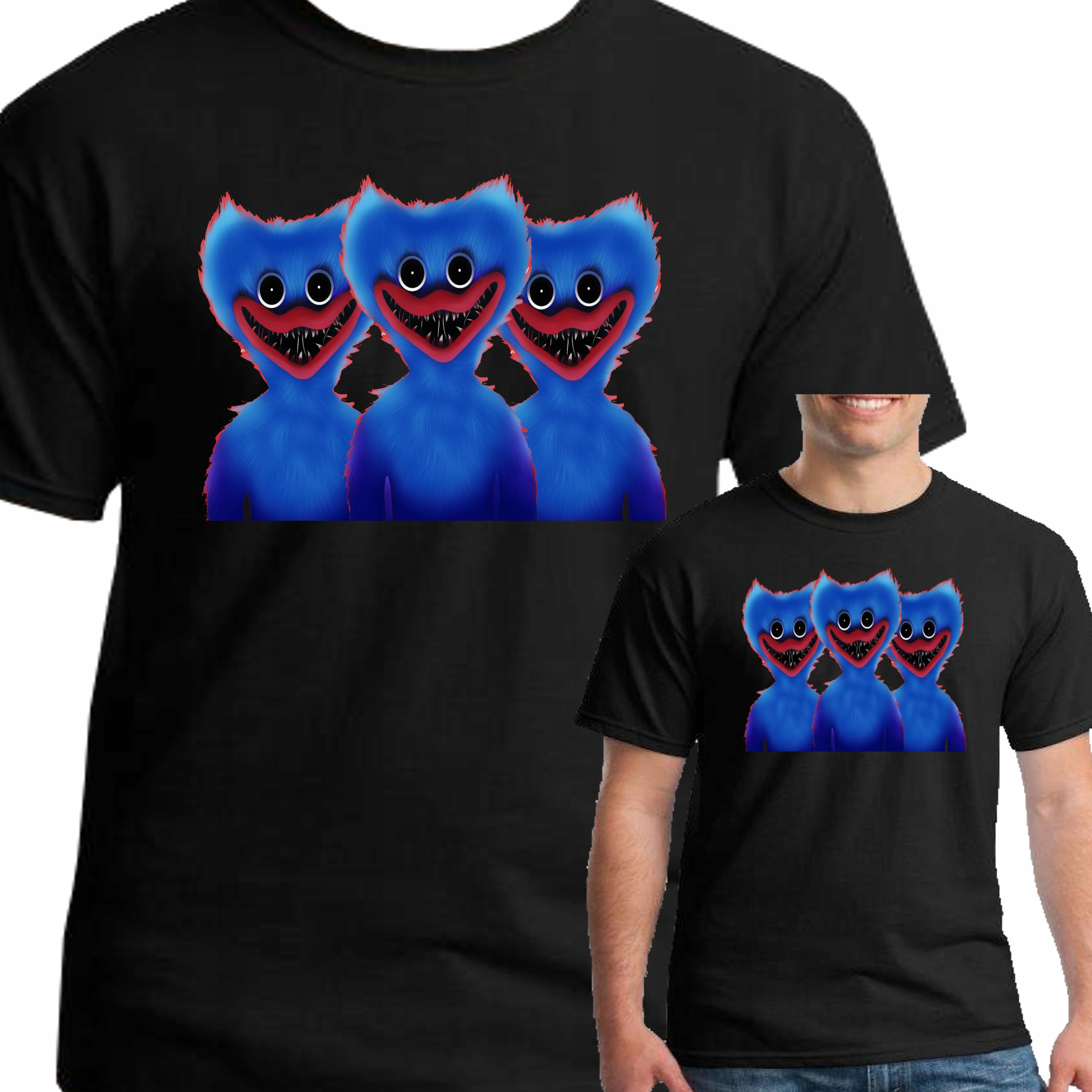 

2096 Koszulka Huggy Wuggy Poppy XXL Czarna