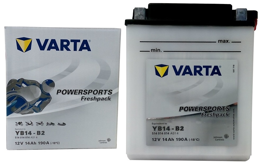 

Akumulator Varta Freshpack 12V YB14-B2 14AH 190A