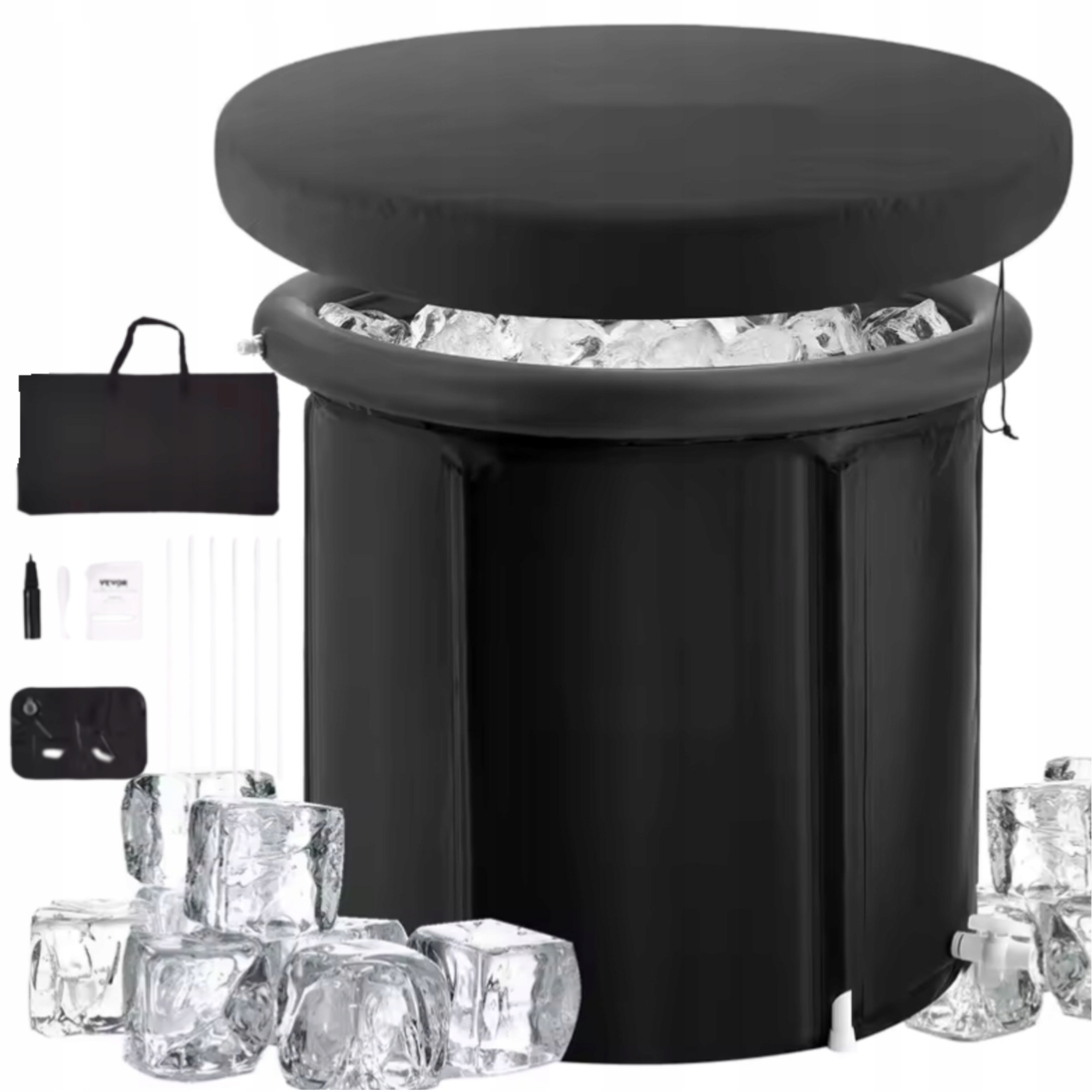 Vana na led Balia na moření pro sportovce nafukovací vodou 75x80