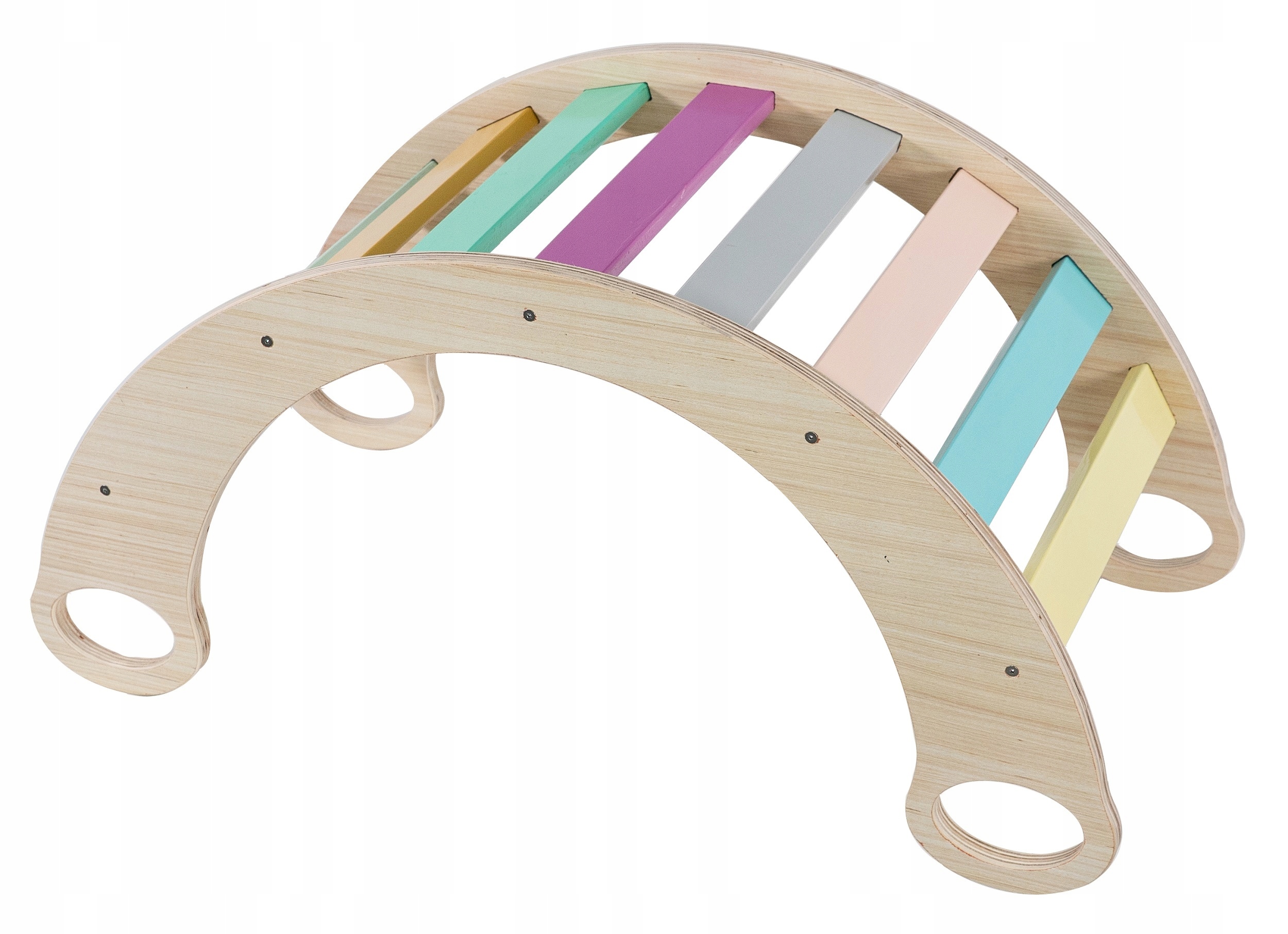 O5 Bujak Artnico kolorowa huśtawka Montessori pastel