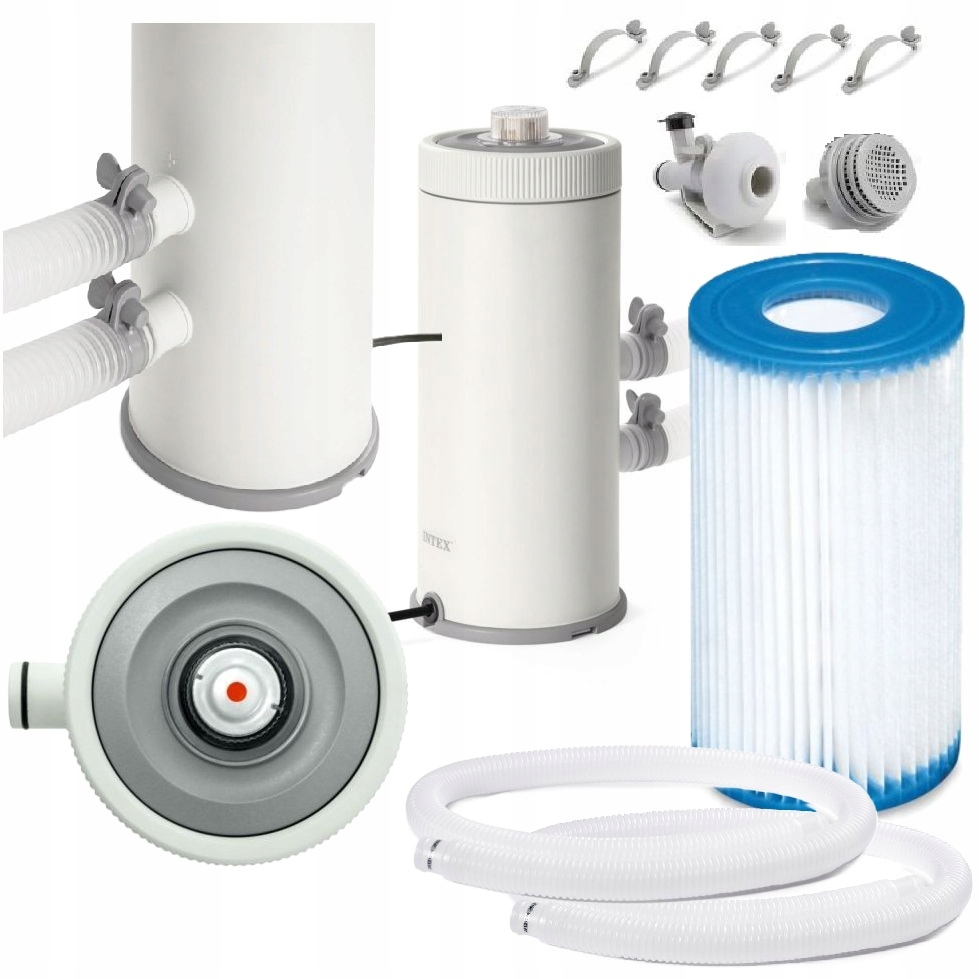 Pompa Basenowa Filtrująca do Basenu 305-457cm+ Filtr Zestaw Montażowy Intex