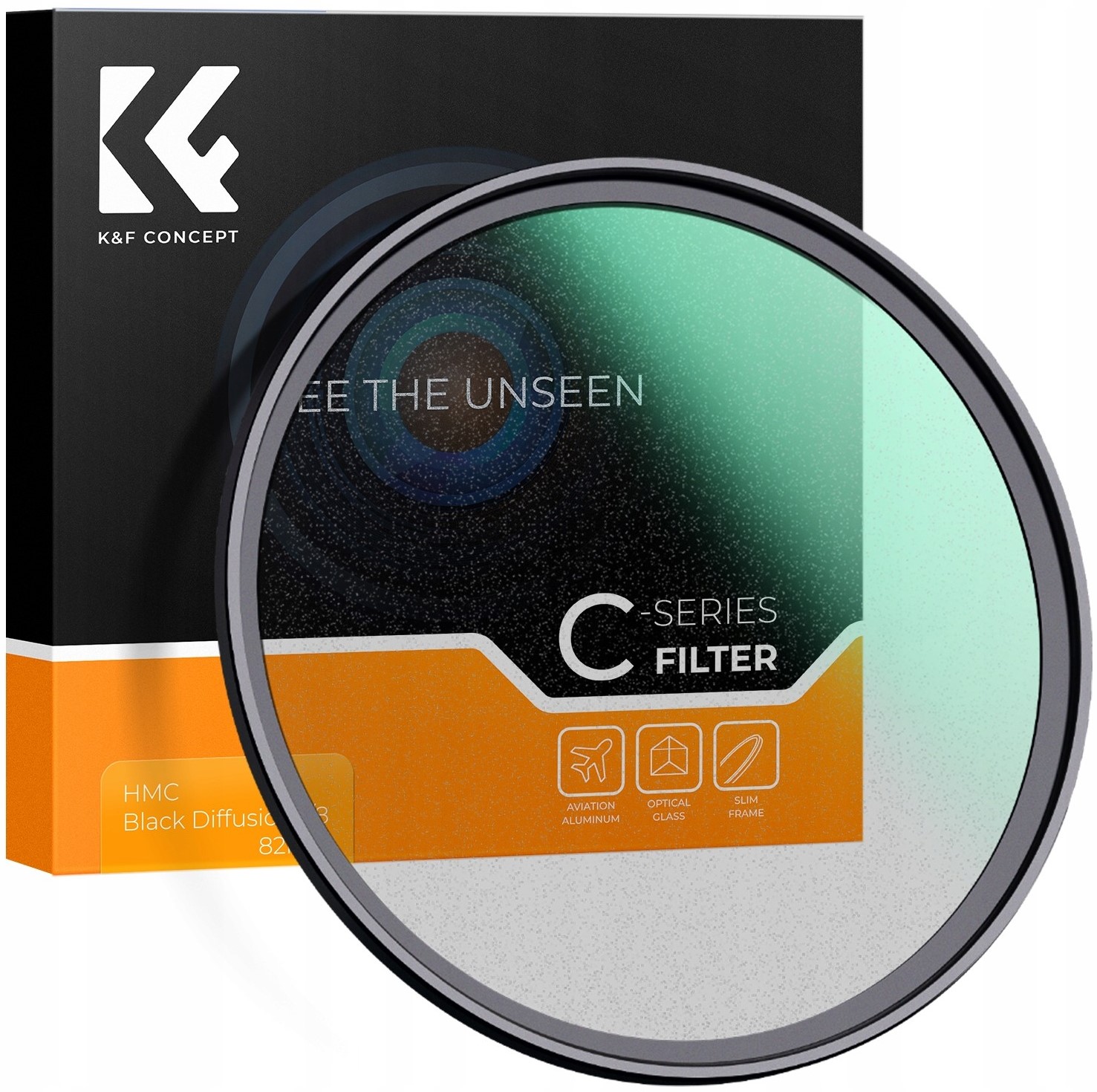 K&f Efektový difúzní filtr Black Mist 1/8 Nano-C 52 mm