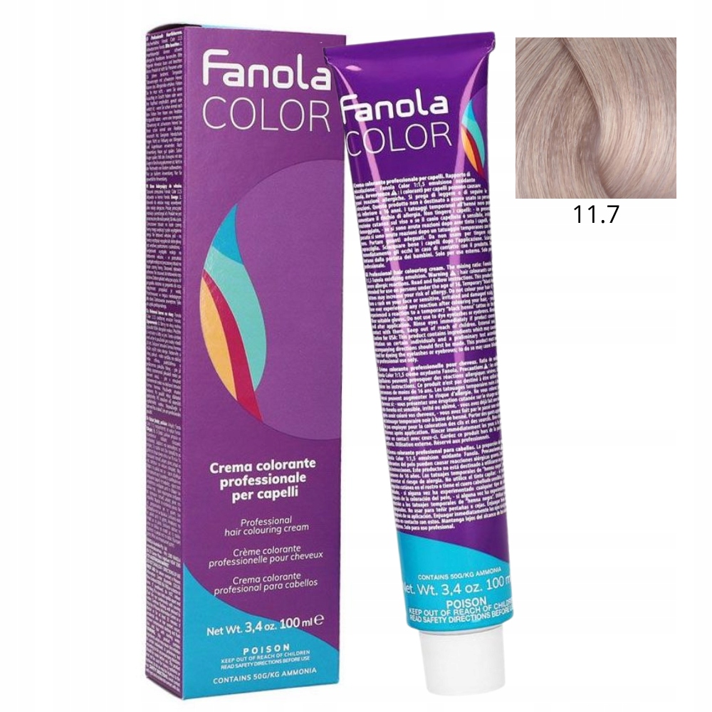 

Fanola Crema Colore 11.7 100ml farba do włosów