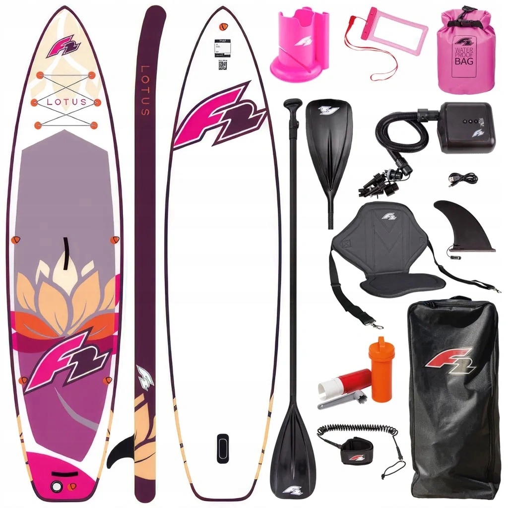 Sup deska malá dámská F2 Lotus 10'8" 325 cm Elektrická Pumpa