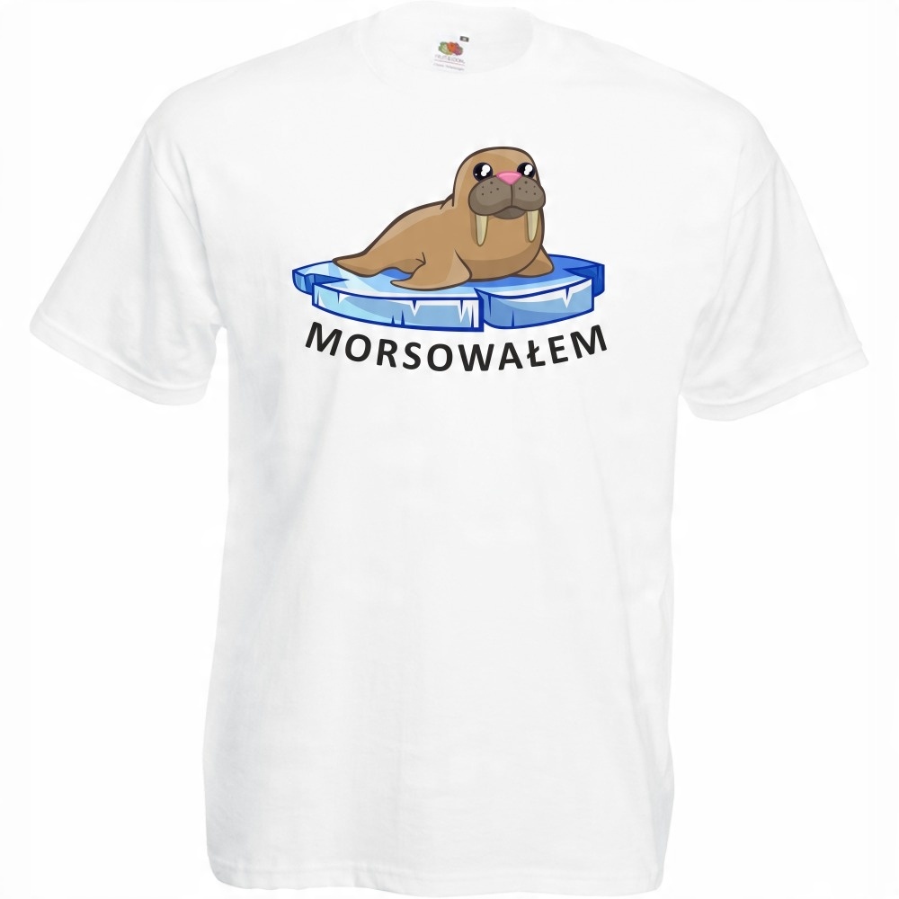 

Koszulka morsowałem morsy morsowanie S biała