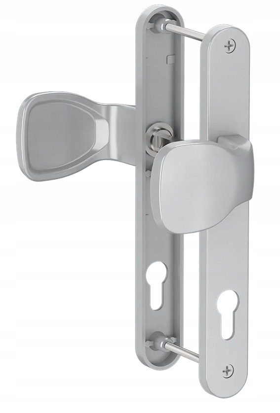 Medos pochwyt pochwyt do drzwi Pcv, Alu, szer.32mm, 92mm, silver