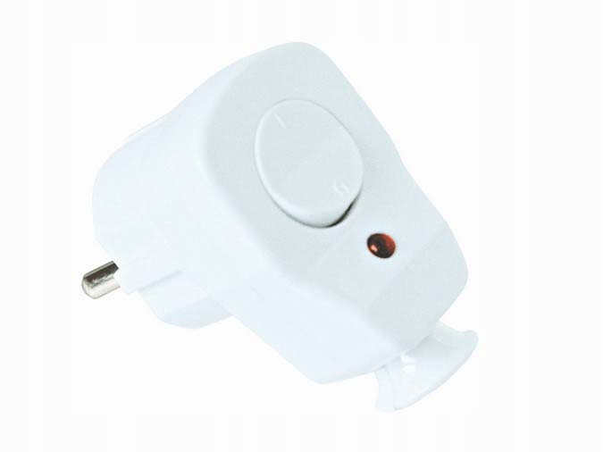 

Wtyczka kąt. z wył. z diodą biała 230V Pce 9002216