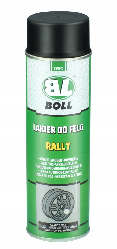 

Boll Lakier Do Felg Czarny Mat Spray Farba 500 ml