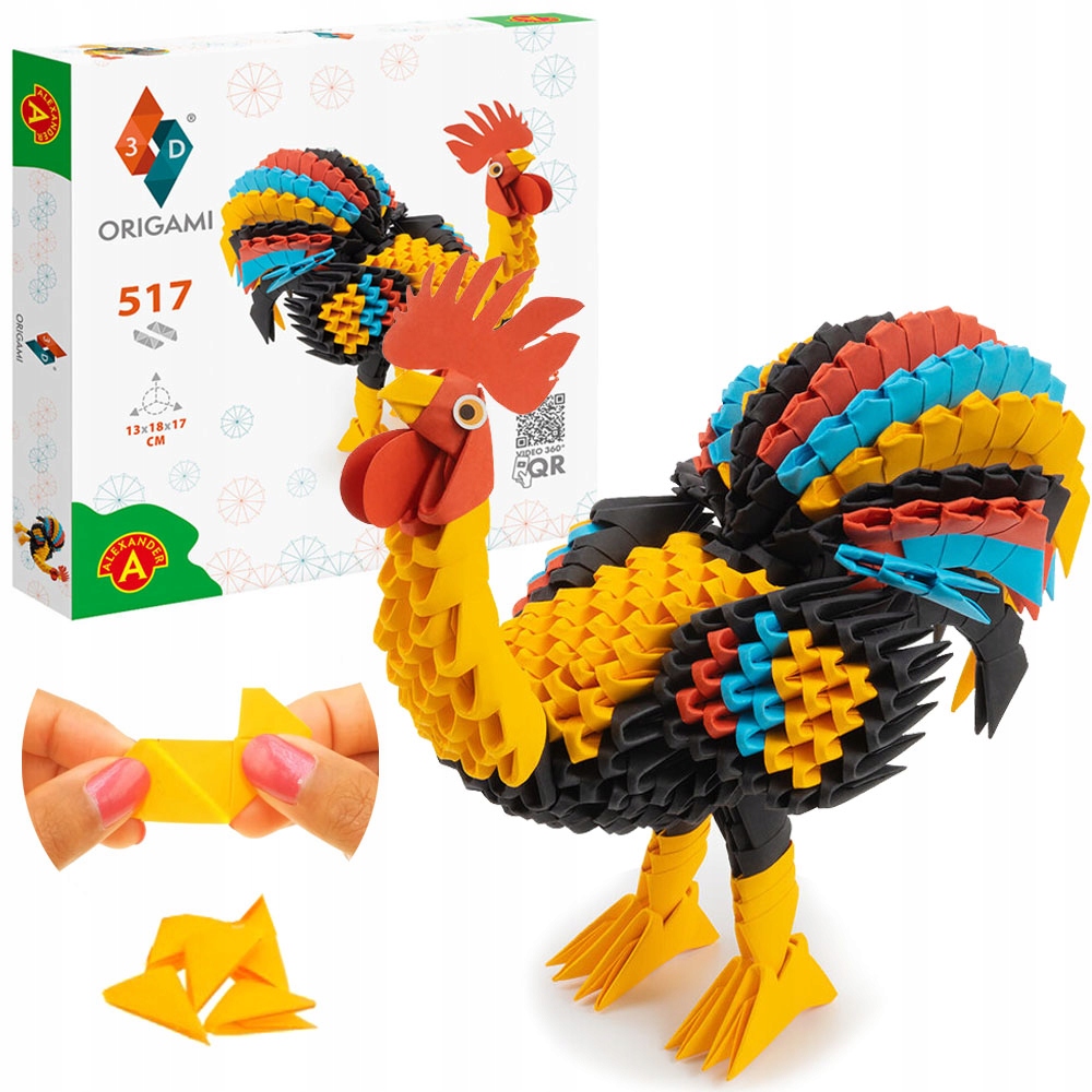 

Alexander Zestaw kreatywny Origami 3D Kogut 2574