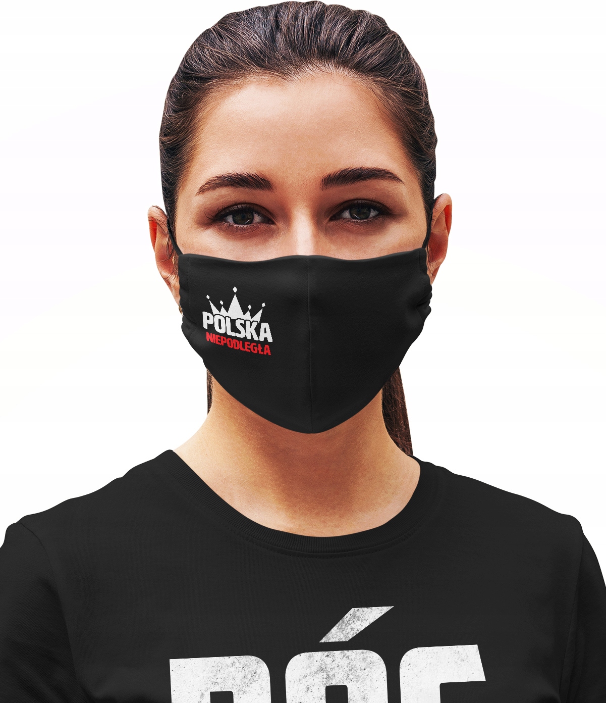

Maseczka Patriotyczna Polska niepodległa damska v2