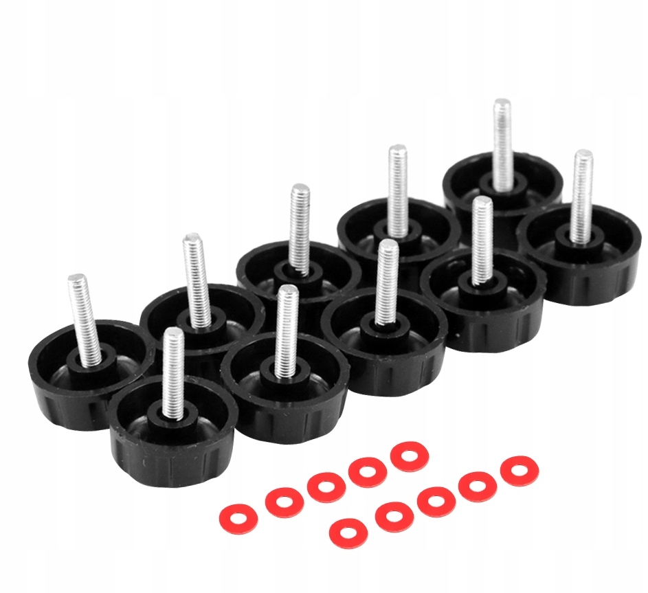 10x Uniwersalna Nakrętka do Uchwytu Kołowrotka