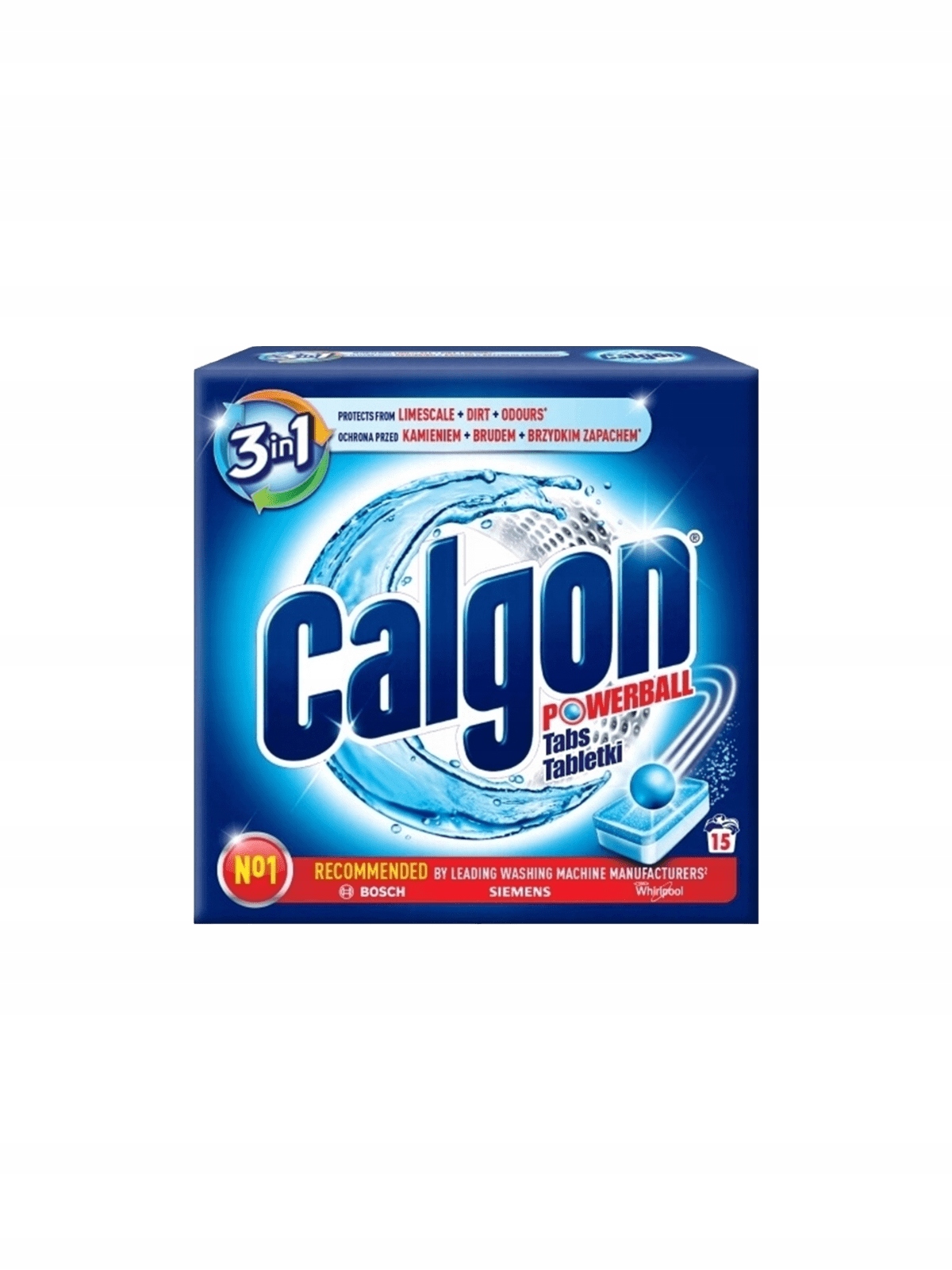 

Calgon kostki 3w1 zmiękczające wodę 15szt odkamien