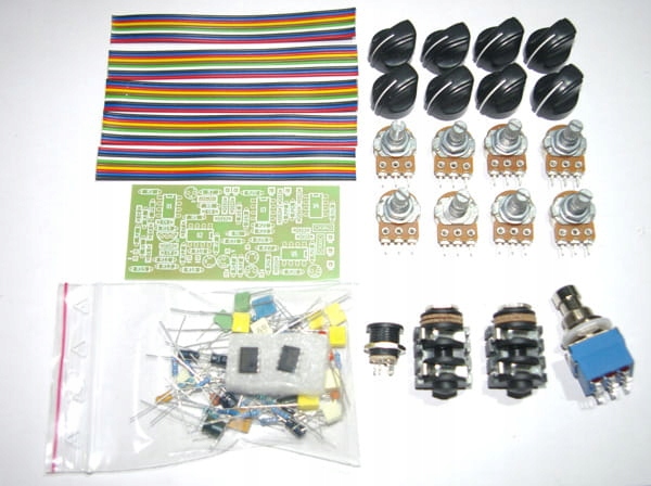 EQUALIZER/KOREKTOR GITAROWY pro ZESTAW DO MONTAŻU