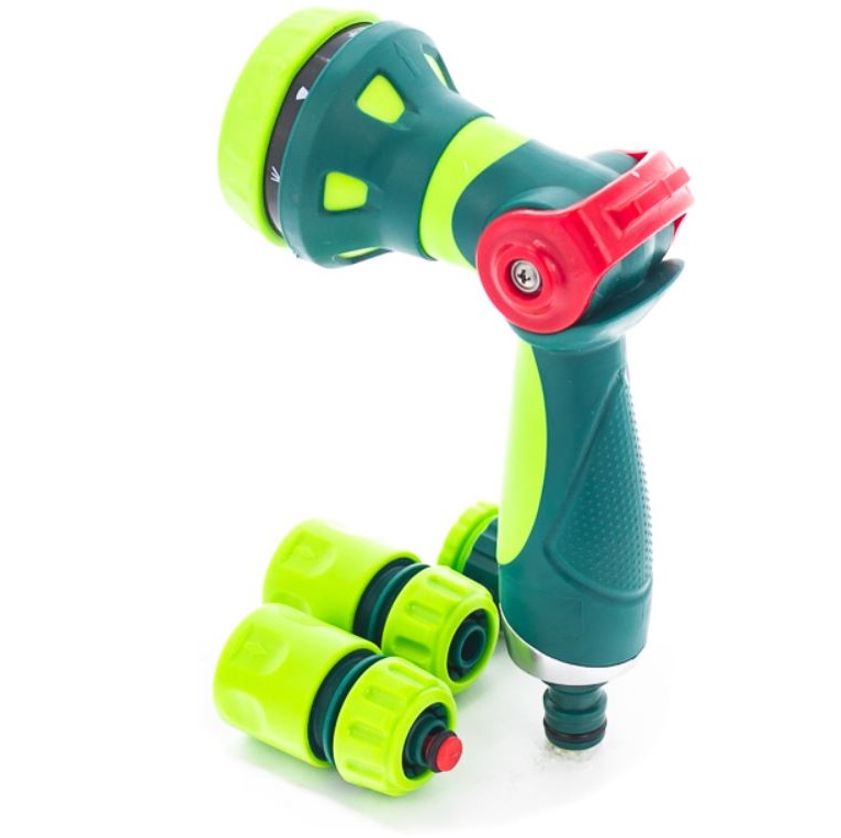 ZRASZACZ PISTOLET 8-FUNKCJI REGULACJA + ZŁĄCZKI Kod producenta 15G712