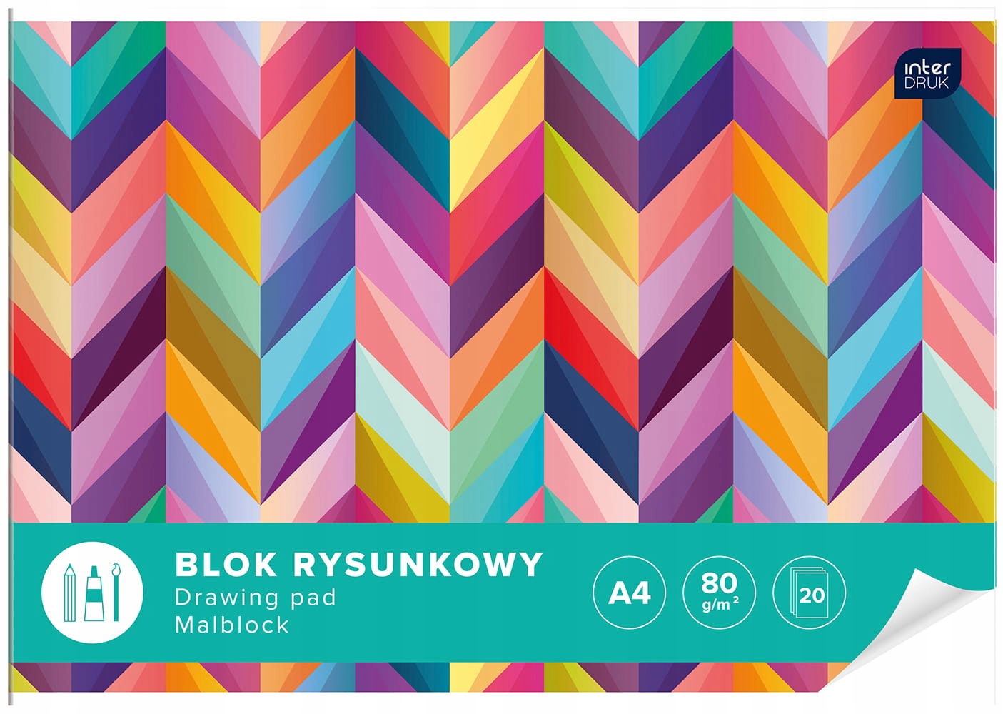 

Interdruk Blok rysunkowy A4 20 80G
