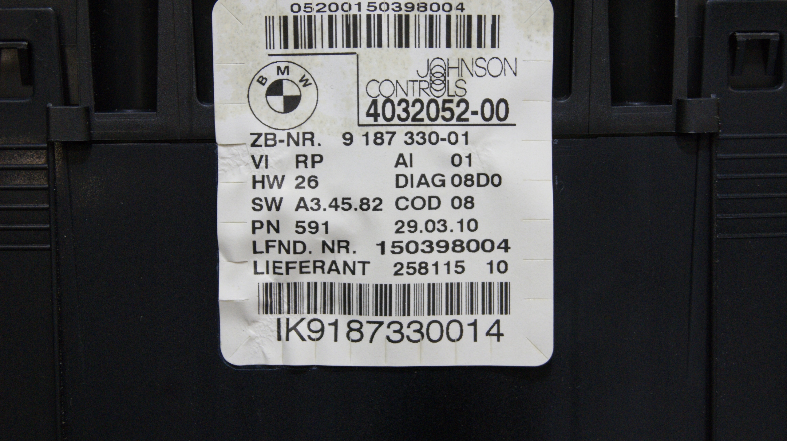 dials dials BMW E88 9187330-01 4032052-00