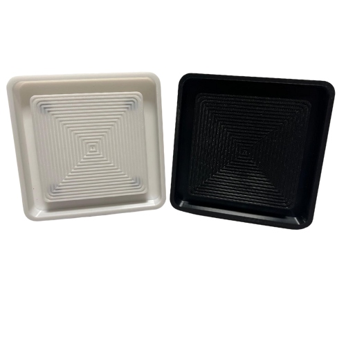 Skrytá neviditelná štěrbinová ventilační mřížka pod dlaždicemi o průměru 100 mm