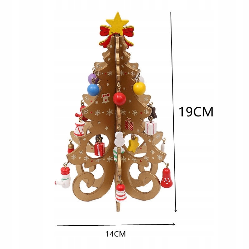 Table Christmas Tree Decorations Xmas Ornaments Marka bez marki