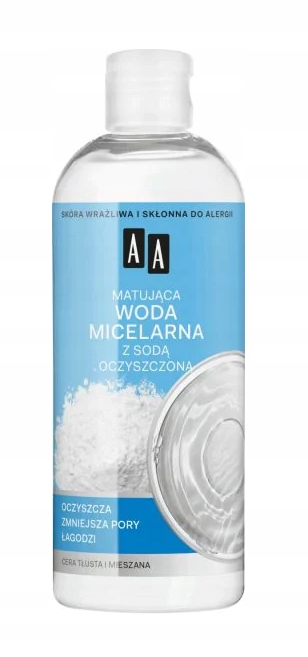 AA MATUJĄCA WODA MICELARNA Z SODĄ OCZYSZCZONĄ 400