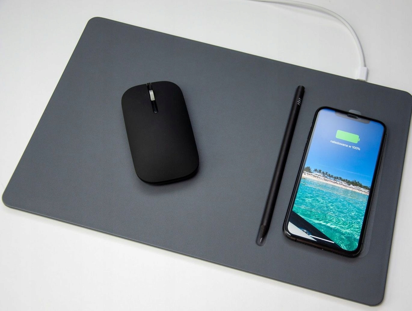 POUT Hands3 Pro Combo mysz, podkładka z ładowaniem