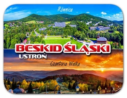 BESKID ŚLĄSKI USTROŃ MAGNES PAMIĄTKOWY WIT