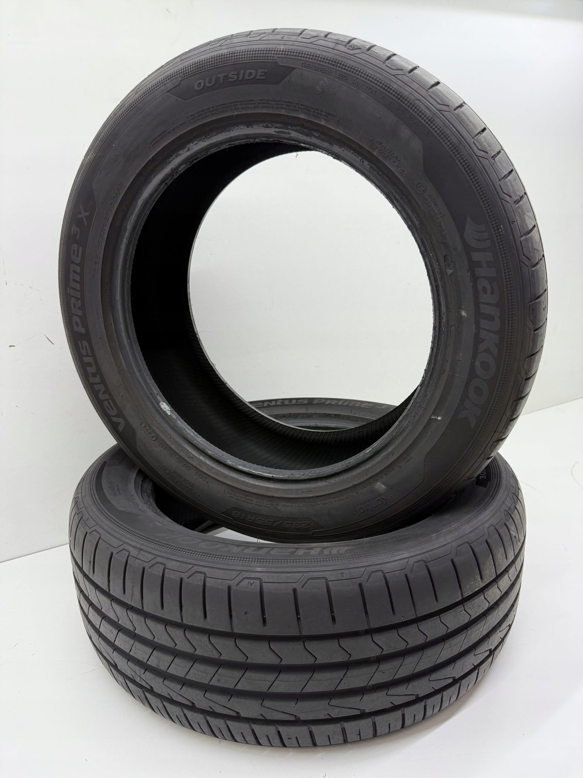 2x tyres summer Hankook Ventus Prime 3 235/55 R18 100V nice dot. 2024r