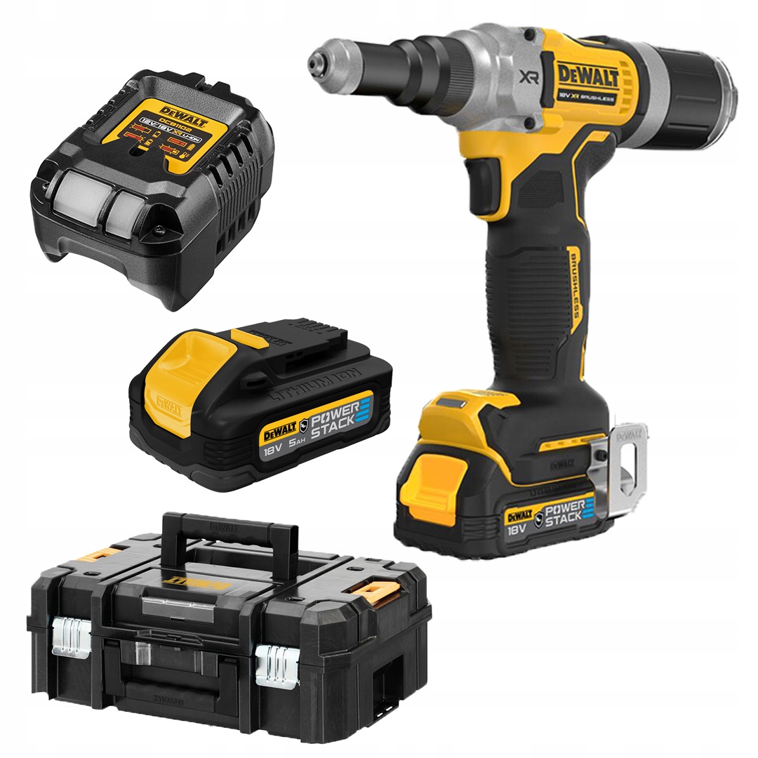 Nitovačka 18V 20KN 2x1,7Ah Powerstack Gfn Tstak DeWalt DCF414E2GT