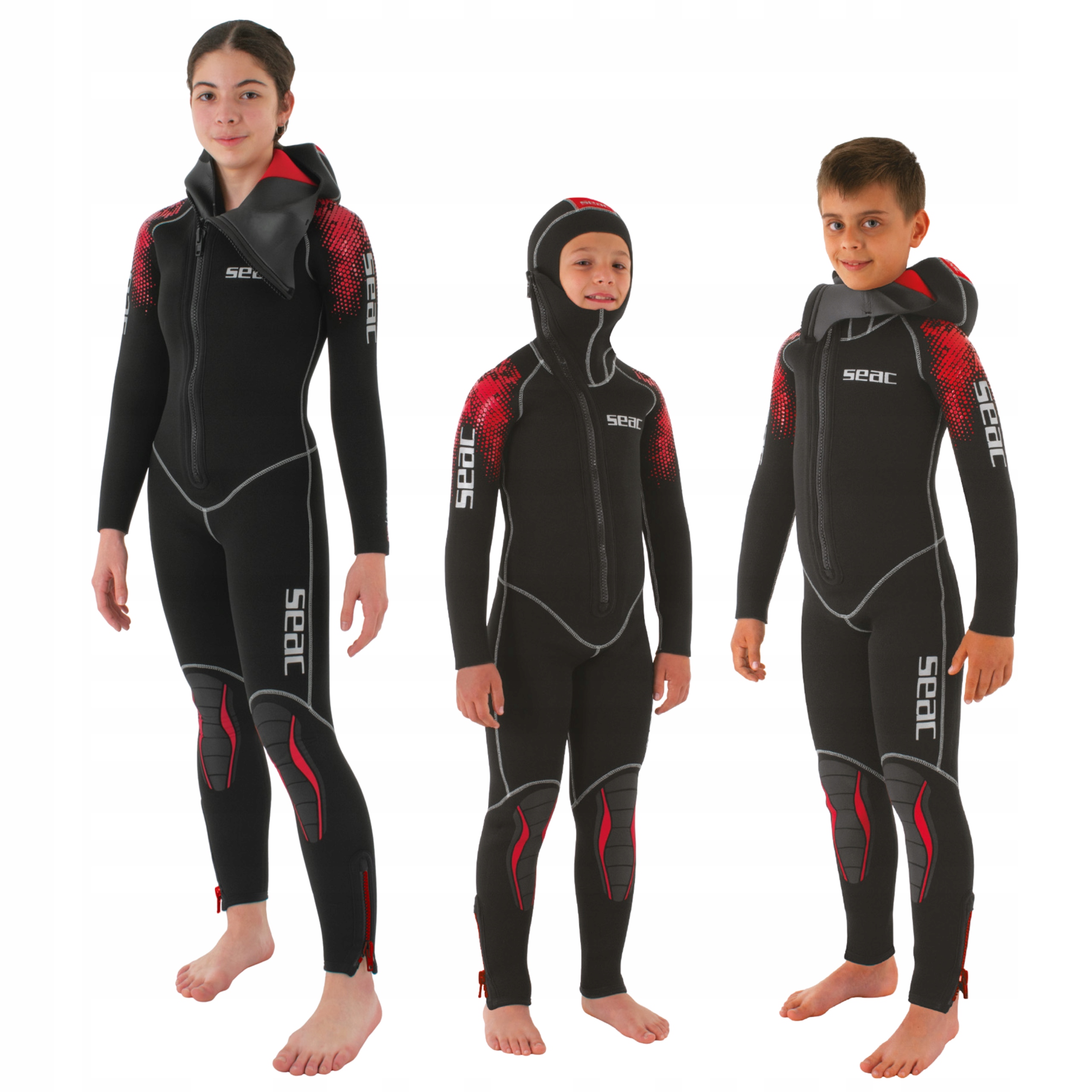 Dětský potápěčský skafandr z pěny s kapucí Seac First 5 mm 11 let